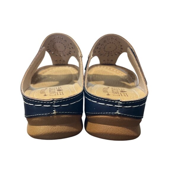 L'Artiste By Spring Step Artsy Sandals Blue Open-Toe Womens Size 38 / US 7.5-8 - Picture 4 of 11